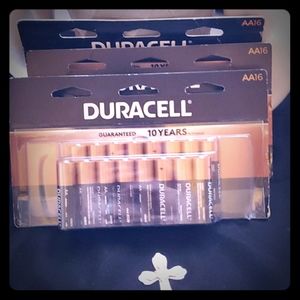DURACELL BATTERIES AA COUNT 16